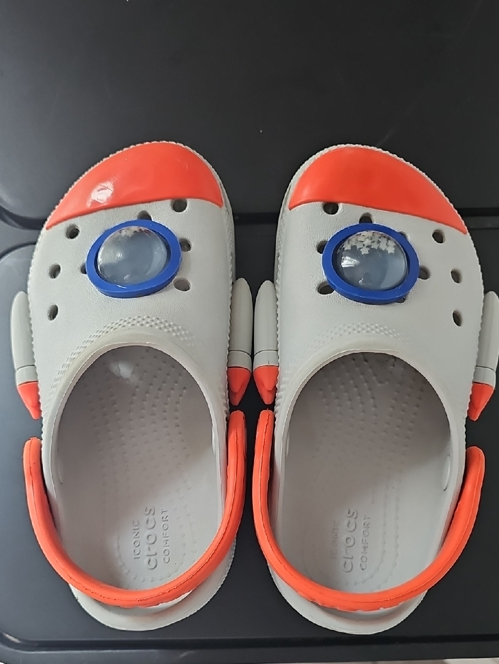 Crocs Size 10 Toddler Rocket Ship